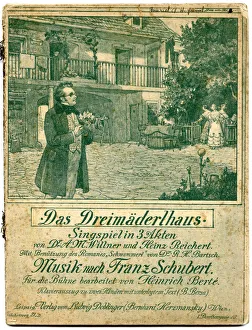 Music cover, Das Dreimaderlhaus, by Franz Schubert Music cover, Das Dreimaderlhaus, by Franz Schubert