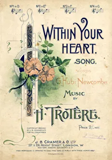 Music cover, Within Your Heart, by H Trotere Music cover, Within Your Heart, by H Trotere