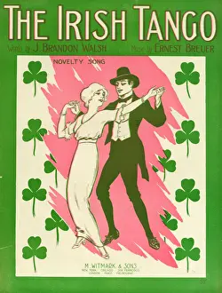 The Irish Tango Music Print 1914
