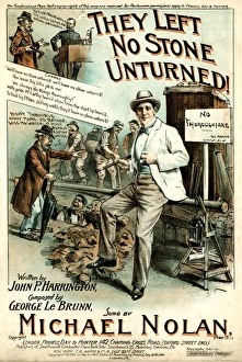 Music cover, They Left No Stone Unturned Music cover, They Left No Stone Unturned
