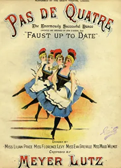 Music cover, Pas de Quatre, Faust Up To Date Music cover, Pas de Quatre, Faust Up To Date