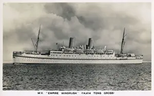 MV Empire Windrush Print circa 1948
