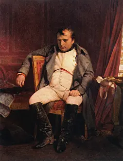 French History Paintings Prints: Napoleon (Defeated)