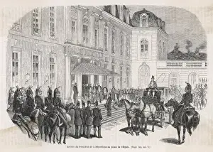 French Presidential History Prints: Napoleon at the Elysee