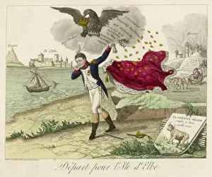 Napoleon Exiled on Elba Print