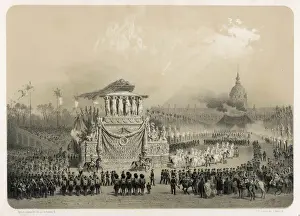 19th Century European Art Prints: Napoleon I / Ashes Return