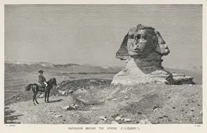 Napoleon In Egypt Prints: Napoleon and Sphinx