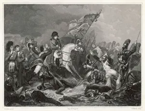 Battle Of Waterloo Prints: Napoleon on the Battlefield Print
