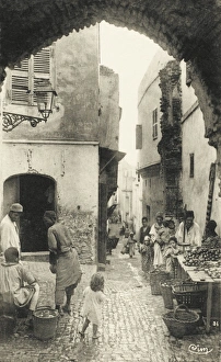 Narrow street in the Kasbah, Algiers, Algeria Narrow street in the Kasbah, Algiers, Algeria