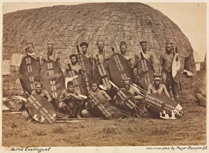 Natal Native Contingent (NCC) armed with assegais Natal Native Contingent (NCC) armed with assegais
