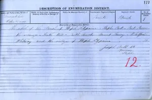 Prints of Somerset Staple Fitzpaine Census 1851 description of district Date: 1851 Staple Fitzpaine Prints: 1851 Somerset Staple Fitzpaine Census Print, Date: 1851