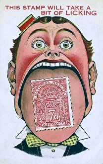 National Health Insurance Stamp - Take a bit of licking National Health Insurance Stamp - Take a bit of licking
