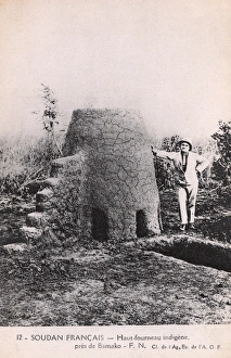Native Furnace - near to Bamako, Mali, West Africa Native Furnace - near to Bamako, Mali, West Africa