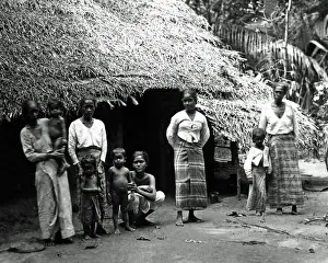 Ceylon Native Group Print circa 1890s