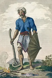 Indonesian Farmer Prints: Native Indonesian farmer from Java