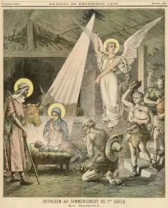 The Nativity Prints: Nativity Shepherds Print: The Angel of the Lord