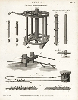 Nautical engineering- bolt machinery and messenger Nautical engineering- bolt machinery and messenger