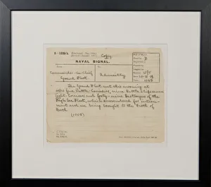 Naval Signal, surrender of German Fleet, WW1 Naval Signal, surrender of German Fleet, WW1