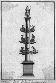 Ancient Rome Monuments Prints: Naval Victory Column
