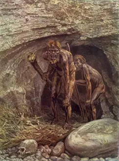 Early Human Evolution Prints: Neanderthaloid / Wells