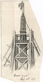 Ancient Monuments In England Prints: Needle in Position / Graph