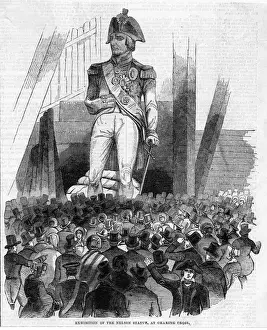 Nelson Statue London: A Close-Up Print