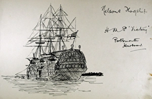 Nelsons Flagship HMS Victory, Portsmouth Harbour Nelsons Flagship HMS Victory, Portsmouth Harbour