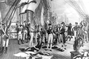 Nelsons last signal at Trafalgar, 21 October 1805 Nelsons last signal at Trafalgar, 21 October 1805