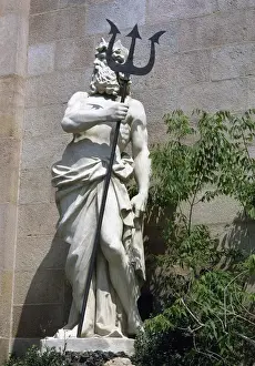XIX Century Sculpture Prints: Neptune