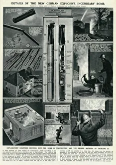 New German incendiary bomb by G. H. Davis New German incendiary bomb by G. H. Davis