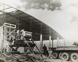 New Hangars Being Constructed at the Headquarters of the? New Hangars Being Constructed at the Headquarters of the?