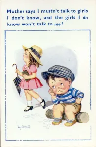 20th Century Comic Print: Communication Problems