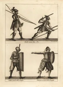 Exercise of the Double-Armed Man with Bow and Pike Print