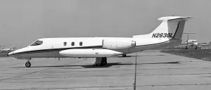 Gates Learjet 25 N263GL Print at London Heathrow circa 1971