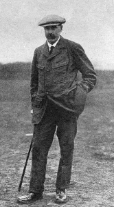 James Braid Golfer Prints: (insert)Golfer James Braid at Walton Heath Golf Club