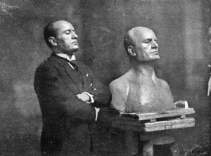 MUSSOLINI POSES Print, 1926 - Benito Mussolini