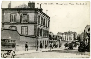 Scene in the Rue Cardinet, Paris Print, 1900s