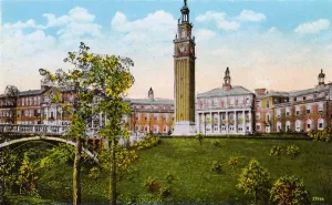 Withrow High School Buildings Print, Cincinnati, Ohio, 1929