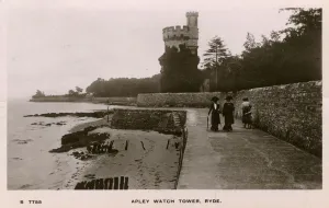 Tower by the Beach, Appley, Ryde, Isle of Wight Print 1918
