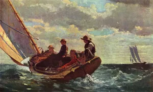 Winslow Homer's Breezing Up (1876) Print