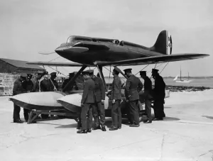 The Schneider Trophy 1929 - Calshot Spit, England Print