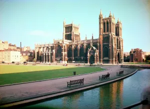 Bristol City Landmarks Prints: Cathedral, Bristol