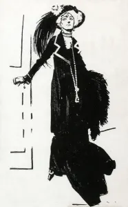 The Woman in the Case, Kennington Theatre Print 1915