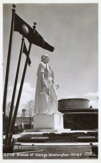 New York Worlds Fair - Statue of George Washington New York Worlds Fair - Statue of George Washington
