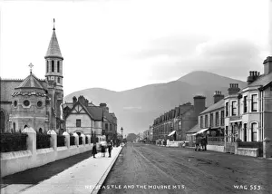 Newcastle and Mourne Mountains Print, Early 1900s