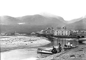 Newcastle from the River Print, circa early 1900s