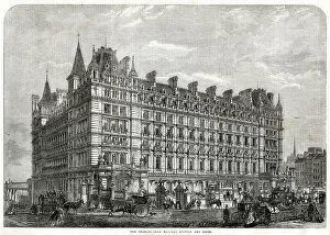 Adjoining Collection: Newly opened Charing Cross Station, London 1864