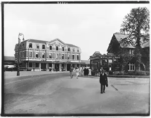 Prints of Great Western Railway Station Newton Abbot Devon Railway Prints: Newton Abbot - 1926 Great Western Railway Station Print