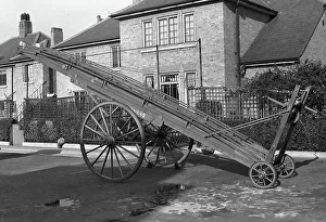 NFS-London Region 50ft wheeled escape ladder, WW2 NFS-London Region 50ft wheeled escape ladder, WW2