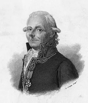 Nicolas-Thomas Bremontier Print, 19th century engraving